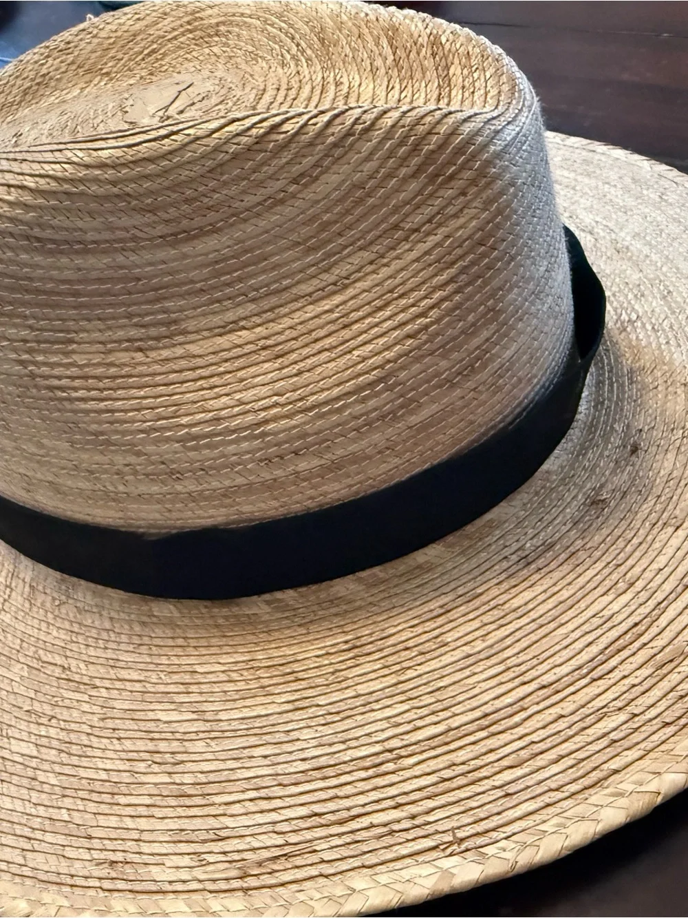 Tula Fedora Palm Straw Sun Hat Western Made in Mexico